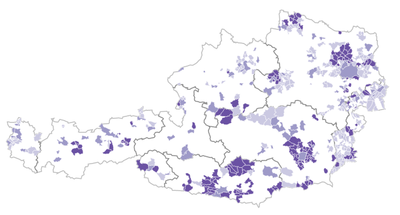 Karte von bedarfsverkehr.at